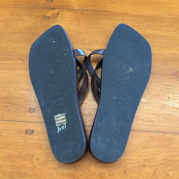 FRAME Denim Le Montauk Sandal size 37 1/2 - Picture 6 of 13